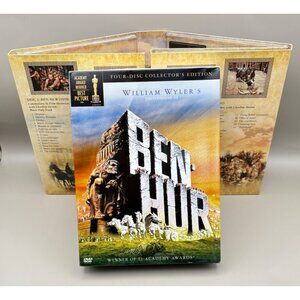 Ben-Hur DVD Collectors Edition 4 Disc Set 1959 and 1925 Versions MGM